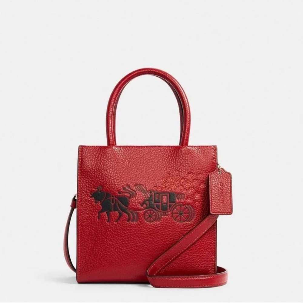 NEW Coach Lunar New Year Mini crossbody with ox and carriage